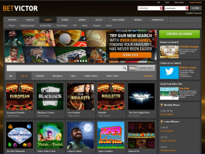 betvictor casino homepage