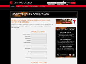 genting casino registration