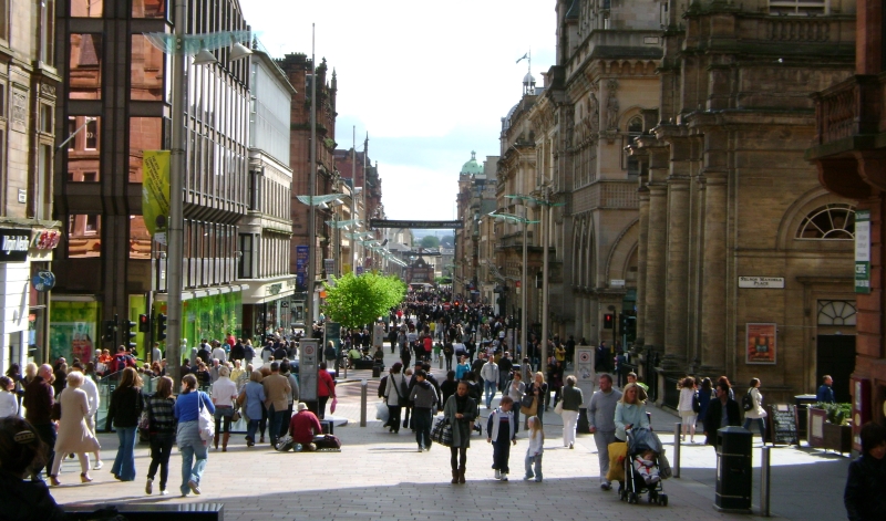 Glasgow city high street
